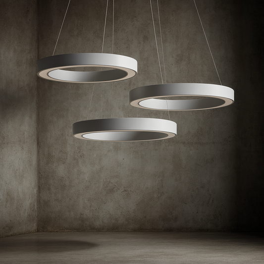 COLGANTE LED ZURICH I Ø40CM - BLANCO