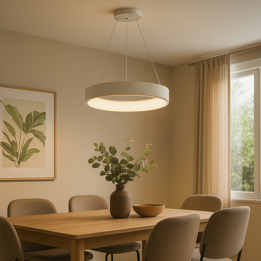 COLGANTE LED PHOENIX Ø45CM DIMERIZABLE - BLANCO