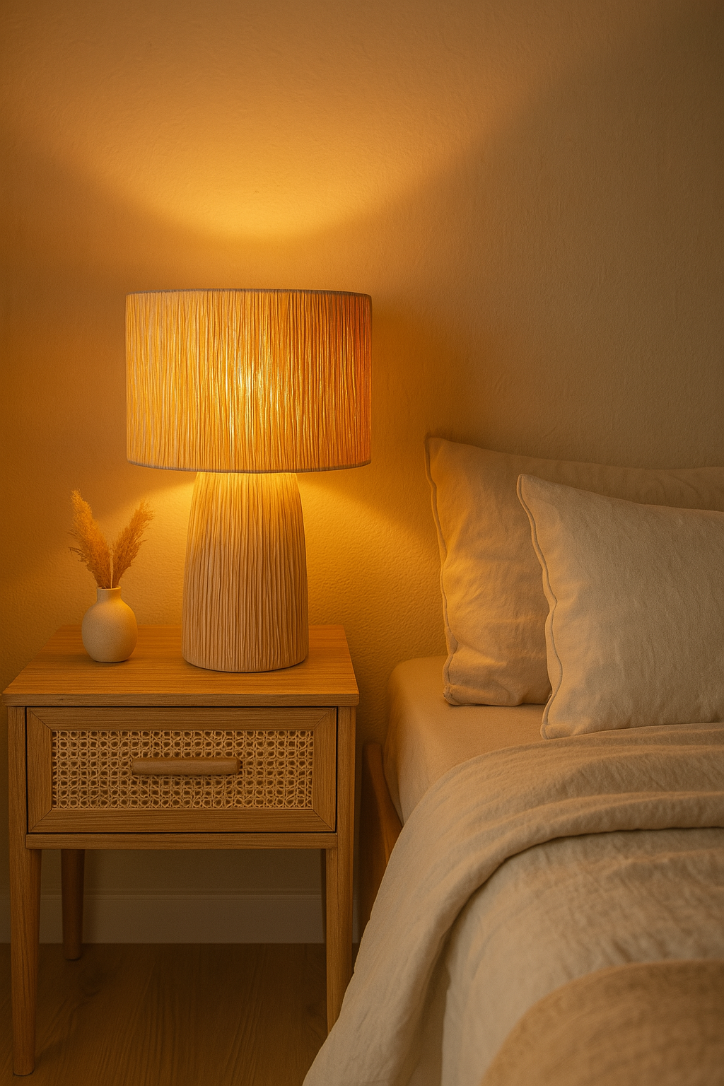 LÁMPARA DECORATIVA DE MESA EN TENDENCIA BUKANO - WOOD
