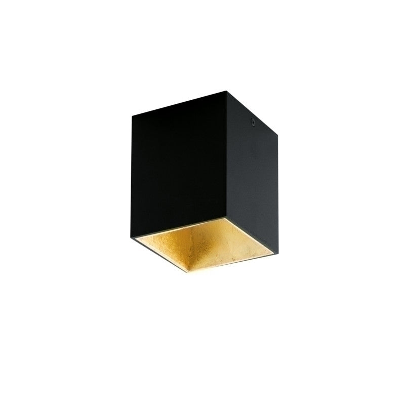 1 APL TECHO LED CUBO NGO/DORADO 3,3W 3000K POLASSO 94EGLO
