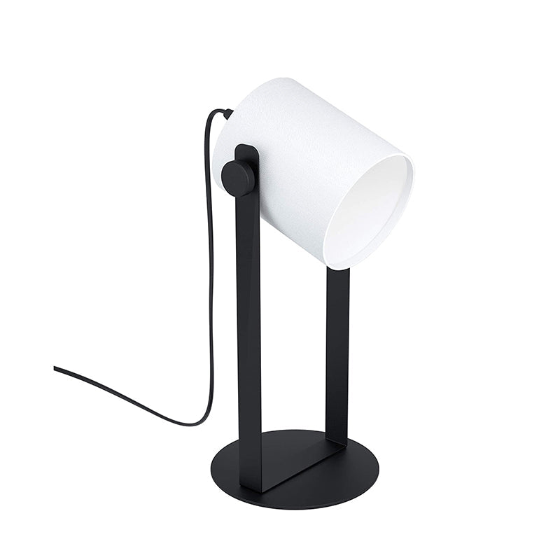 1 PORTATIL MESA ACERO NGO PANT. BLANCA 1XE27 HORNWOOEGLO