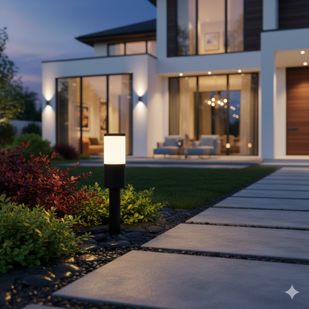 Pincho Exterior Tipo Tótem - Iluminación con Estilo para tu Jardín