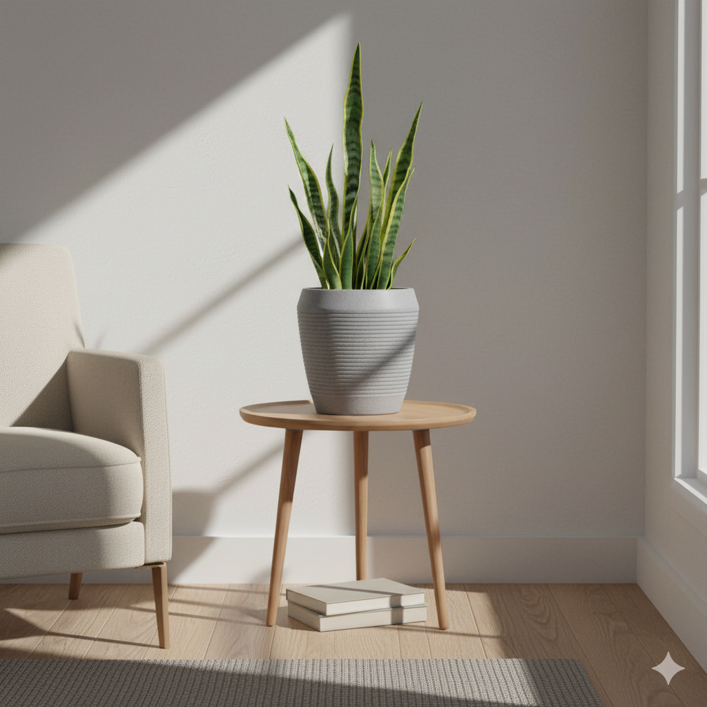 MACETA "EGIPCIO" Ø37 X 39CM. SIMIL MARMOL