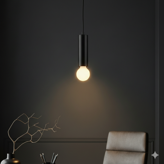 Artefacto Colgante Decorativo NEVADA - NEGRO: Elegancia Oscura para tu Espacio