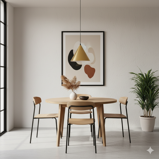 ARTEFACTO COLGANTE DECORATIVO BUCAREST DORADO