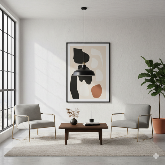 ARTEFACTO Campana Decorativa Oxford S en color negro