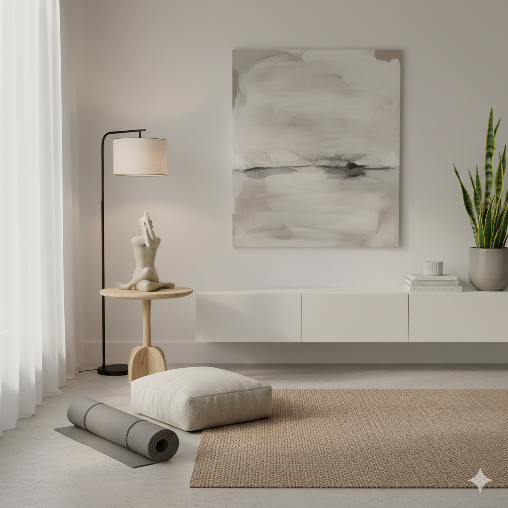 Figura Decorativa Yoga Loto