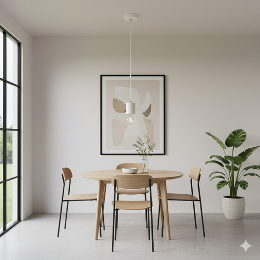 Artefacto decorativo Lope en Blanco