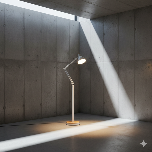 ARTEFACTO DECORATIVO DE PIE FORKS BLANCO