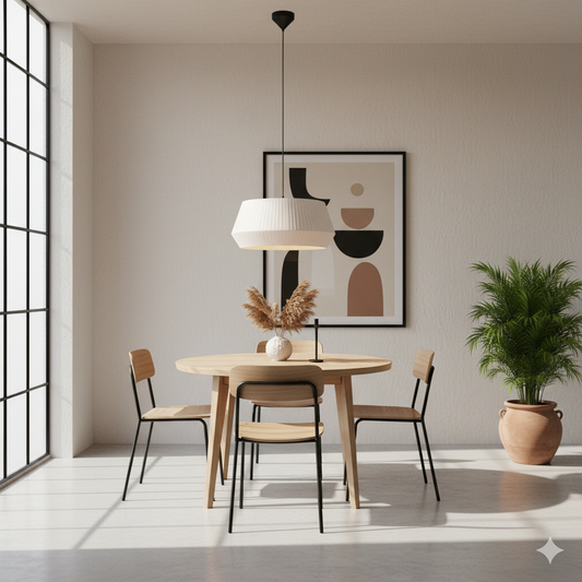 Artefacto Colgante Decorativo Orbis en color blanco