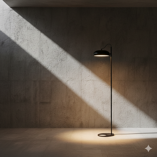 ARTEFACTO DECORATIVO DE PIE PAULINE - NEGRO