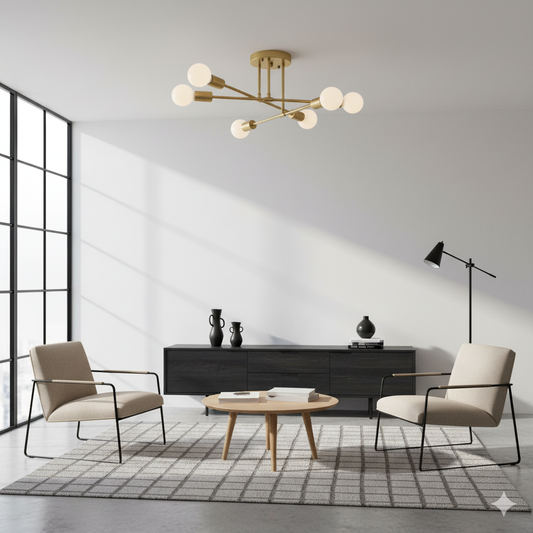 Artefacto decorativo de techo Francisca 3