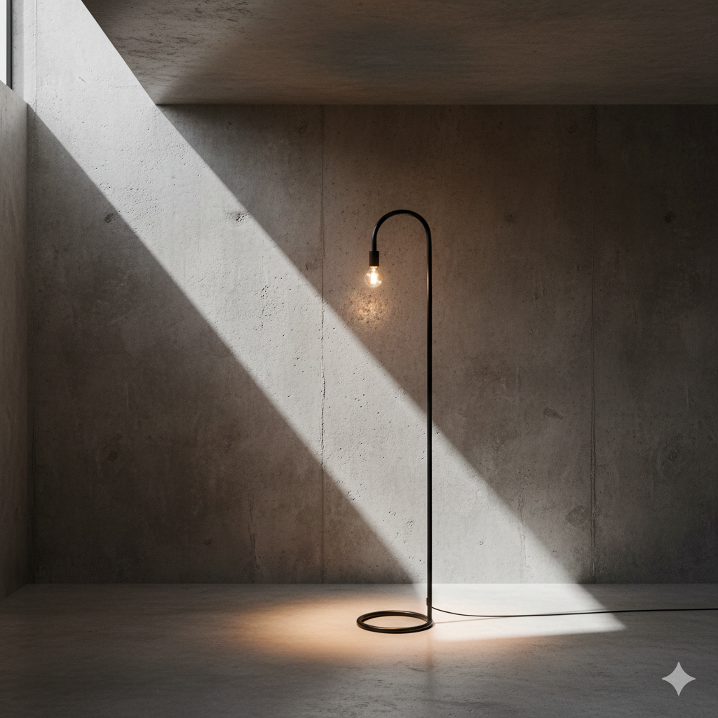 ARTEFACTO DECORATIVO DE PIE NUR - NEGRO