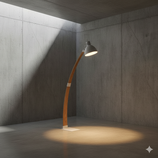 ARTEFACTO DECORATIVO DE PIE BARÉIN - BLANCO