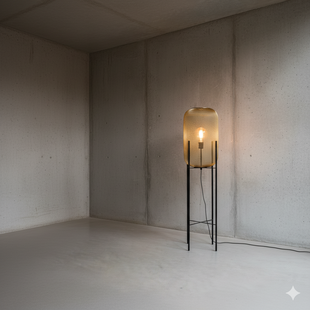 Artefacto Decorativo de Pie Oklahoma Dorado