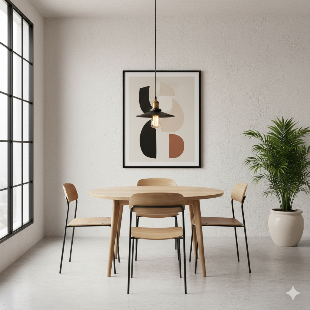 Colgante decorativo KASA II en negro mate