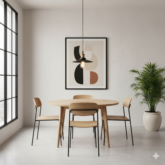 Colgante decorativo KASA II en negro mate