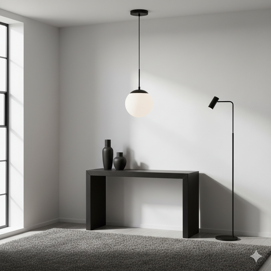 ARTEFACTO COLGANTE DECORATIVO MIAMI NEGRO