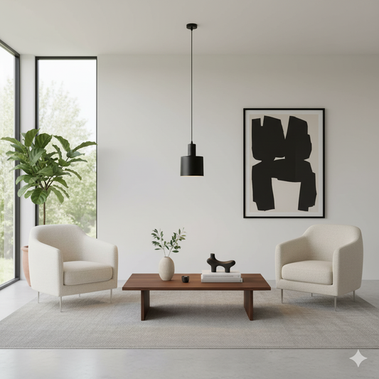 Artefacto Colgante Decorativo San Martín Negro