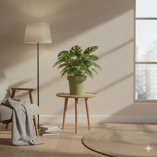 MACETA "GIPSY" Ø45 X 55CM. VERDE OLIVA