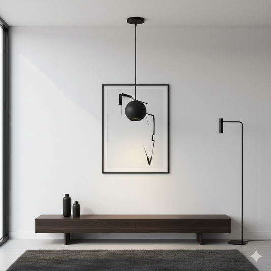 ARTEFACTO COLGANTE DECORATIVO SAN NICOLAS - NEGRO