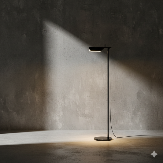 ARTEFACTO DECORATIVO DE PIE VERSALLES - NEGRO