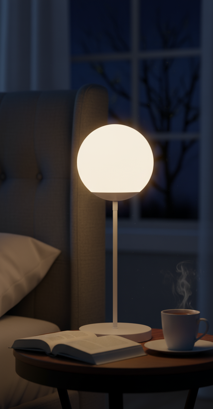 ARTEFACTO DECORATIVO DE MESA MIAMI - BLANCO