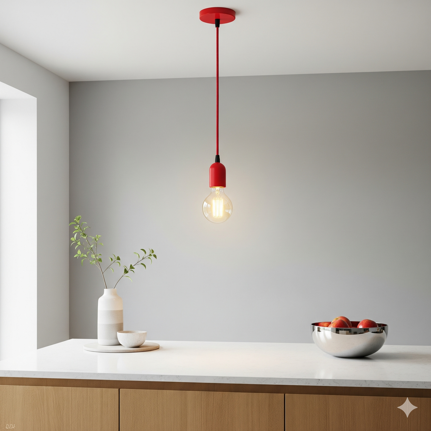 Artefacto Colgante Decorativo RAINBOW - ROJO: Color y Estilo para tus Espacios