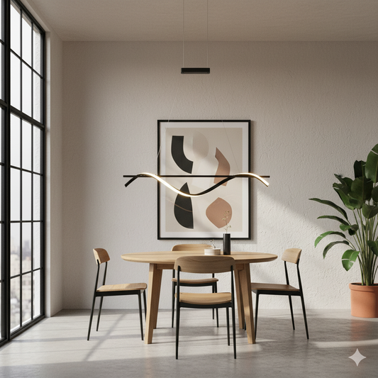 ARTEFACTO COLGANTE DECORATIVO BARBOZA - NEGRO