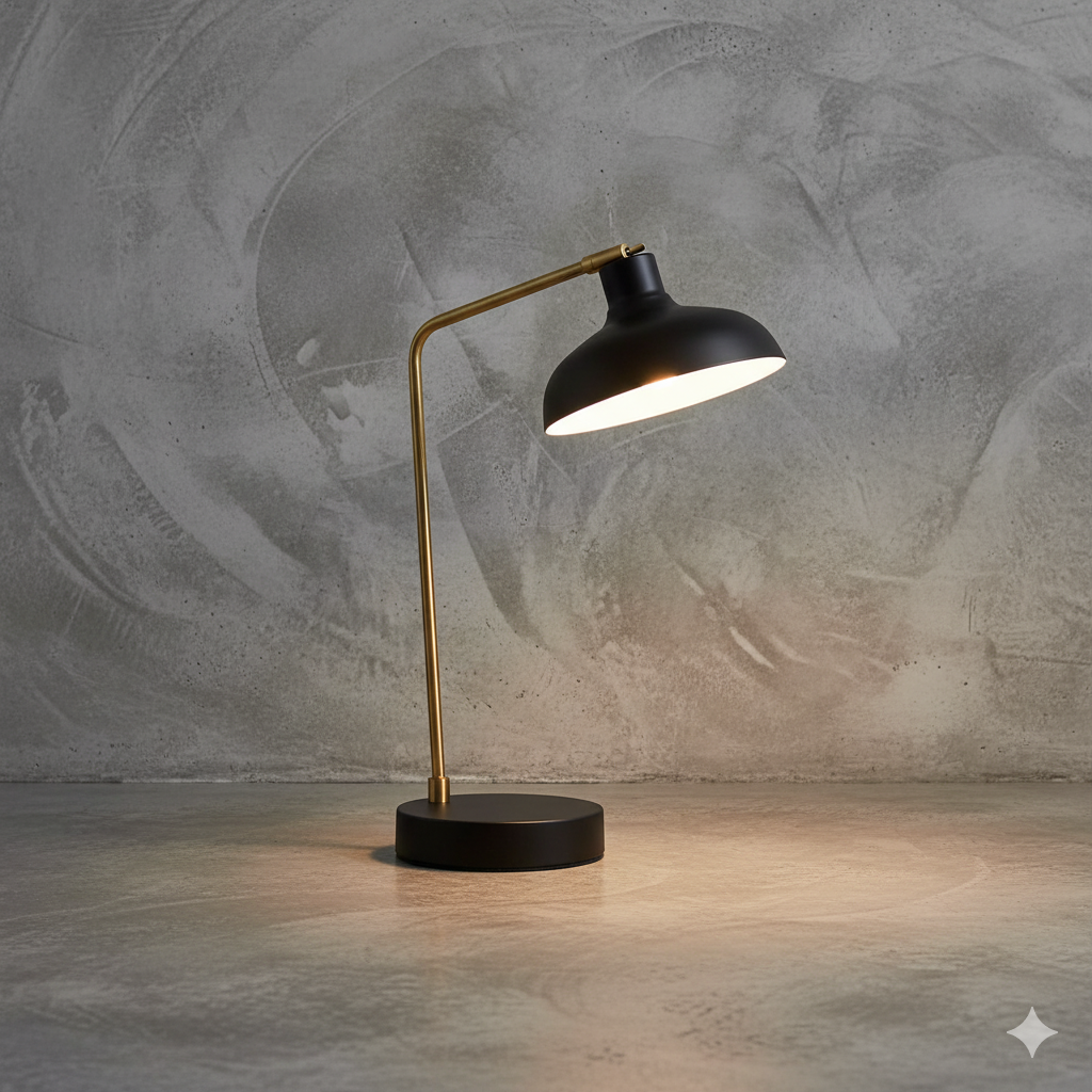 Artefacto decorativo de mesa Arkansas en color negro