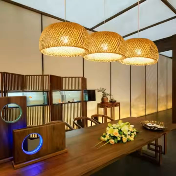 Colgante Campana en Bambú