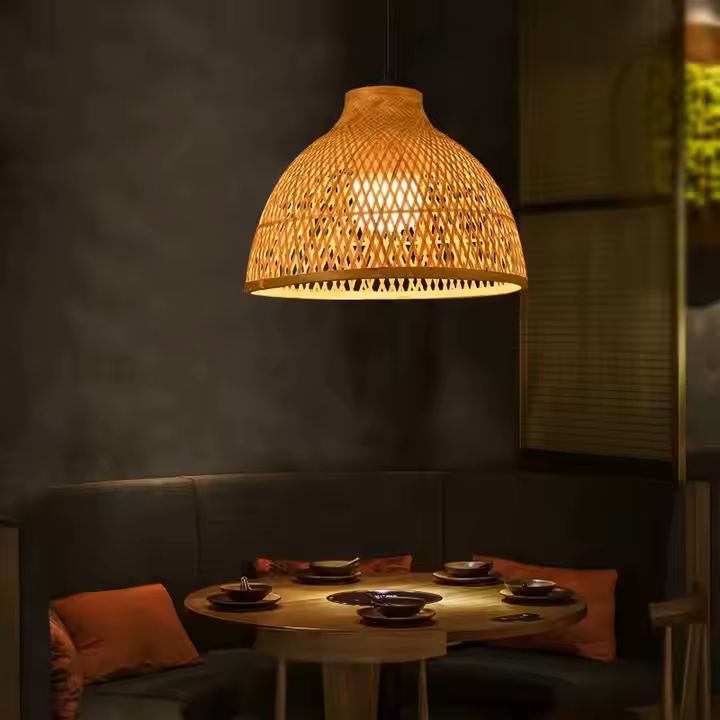 Colgante Campana Rustica en Bambú