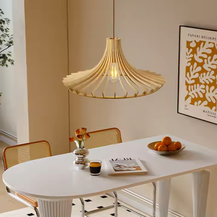 Colgante Madera "Varillas" 50cm