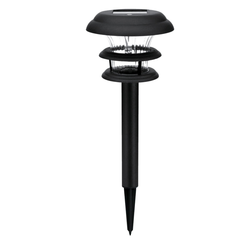 1 ESTACA DECO. LED SOLAR PP NEGRO 6000K 10LM IP44 445MMIXEC