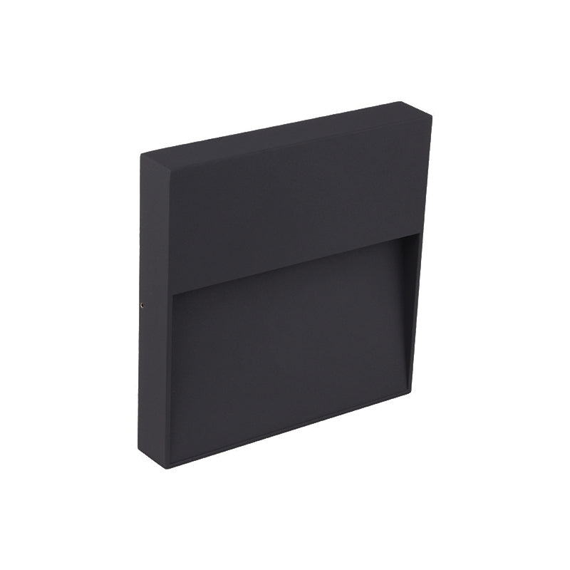 1 APLIQUE PARED CUAD NGO 6W 3000K IP65 300LM 90° 117X117 IXEC