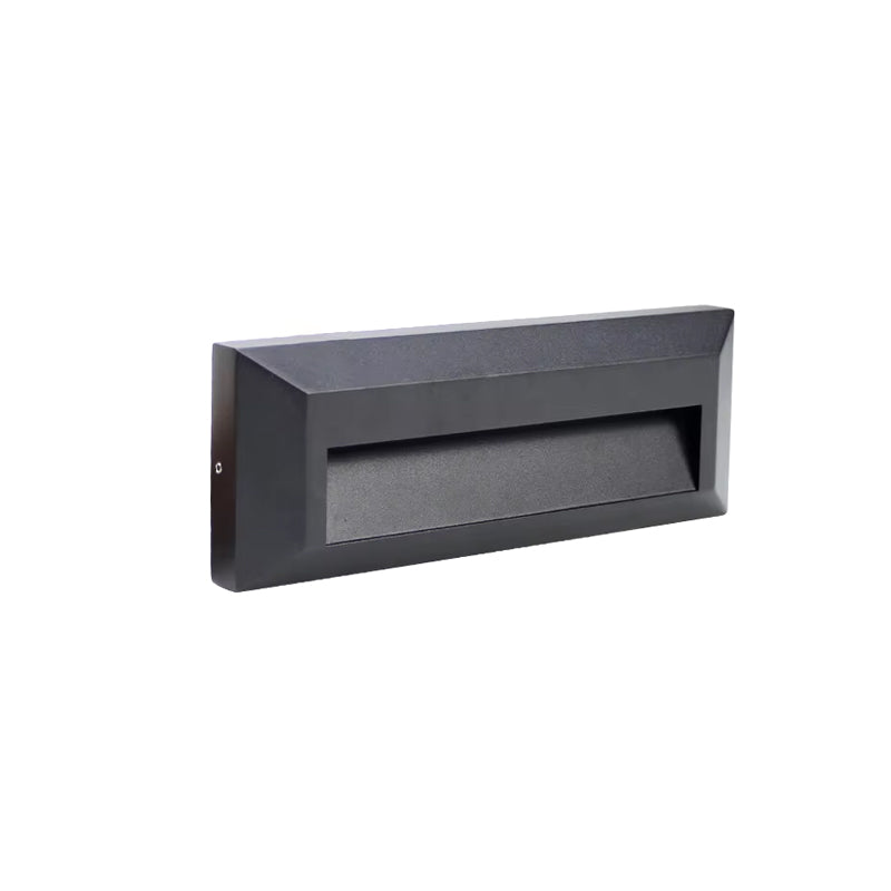 1 APLIQUE PARED RECT NGO 6W 3000K IP65 360LM 90° 210X60XIXEC