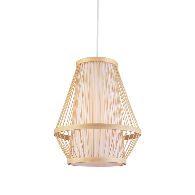 1 COLGANTE BAMBU DIFUSOR OPAL E27 Ø300MM ALTURA 360M YADI