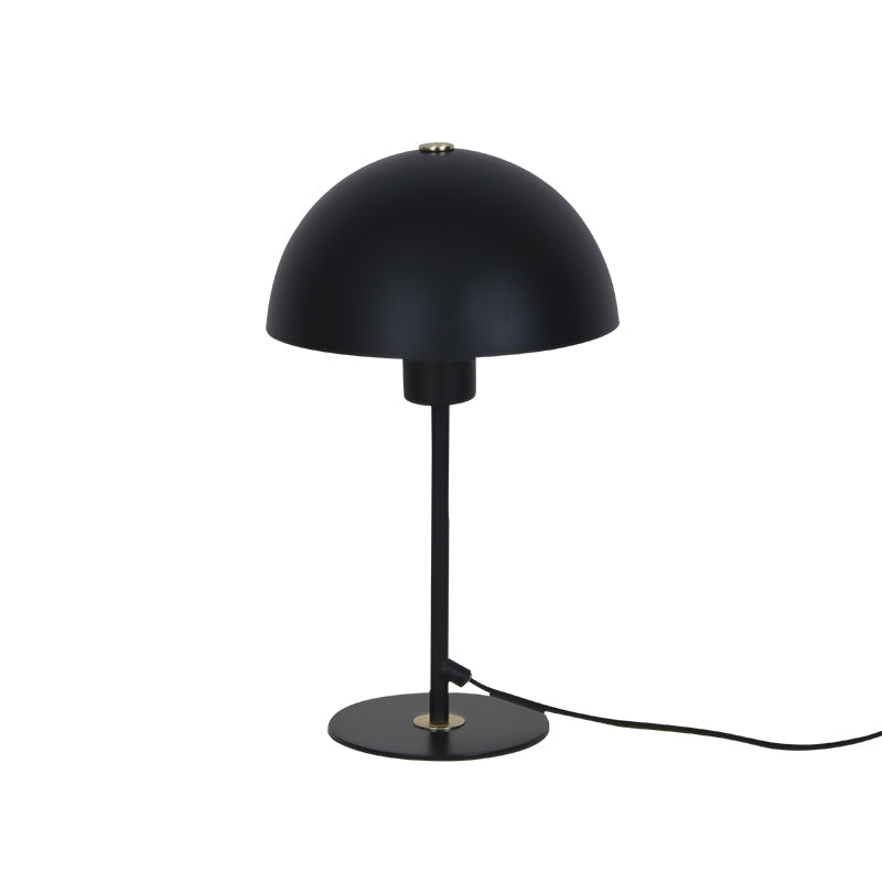 1 PORTATIL MESA METAL NEGRO TIPO HONGO 1XE27 Ø200X340 YADI