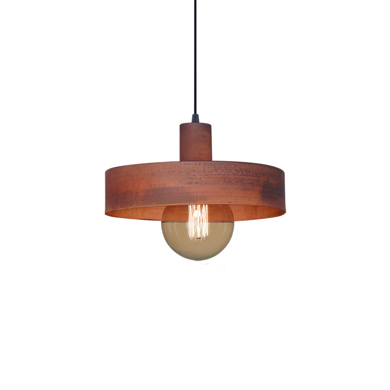 COLGANTE PANTALLA METAL OXIDO 1XE27