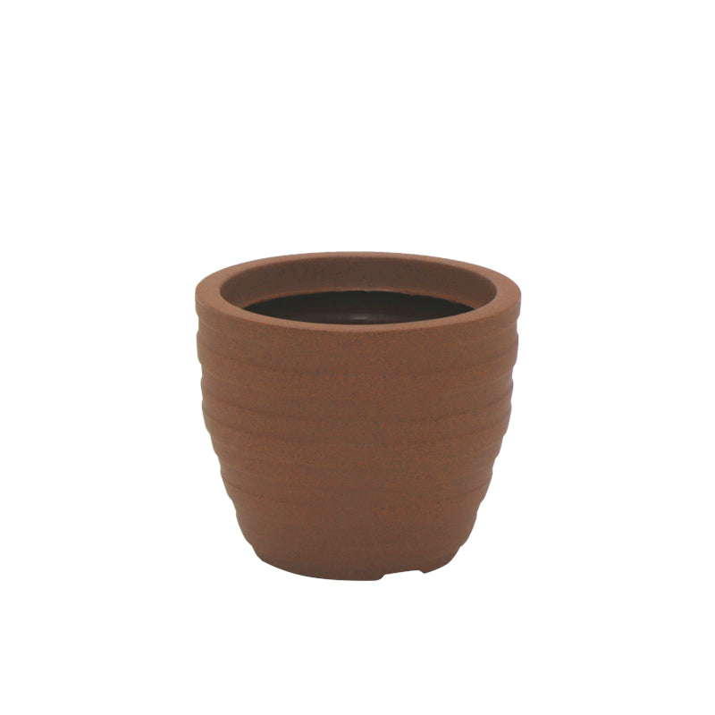 1 MACETA "INCA" Ø28 X 24CM. TERRACOTA