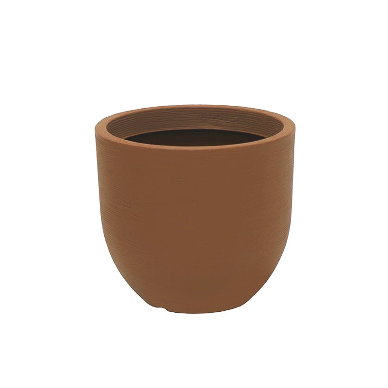 MACETA "LAOS" Ø42 X 38CM. TERRACOTA
