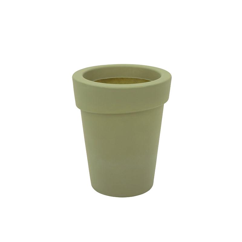 MACETA "GIPSY" Ø45 X 55CM. VERDE OLIVA