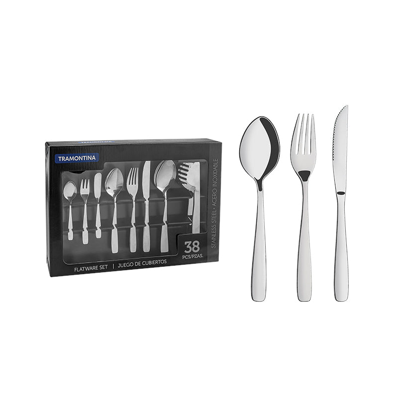 JUEGO DE CUBIERTOS INOX. 38 PIEZAS "AMAZONAS"