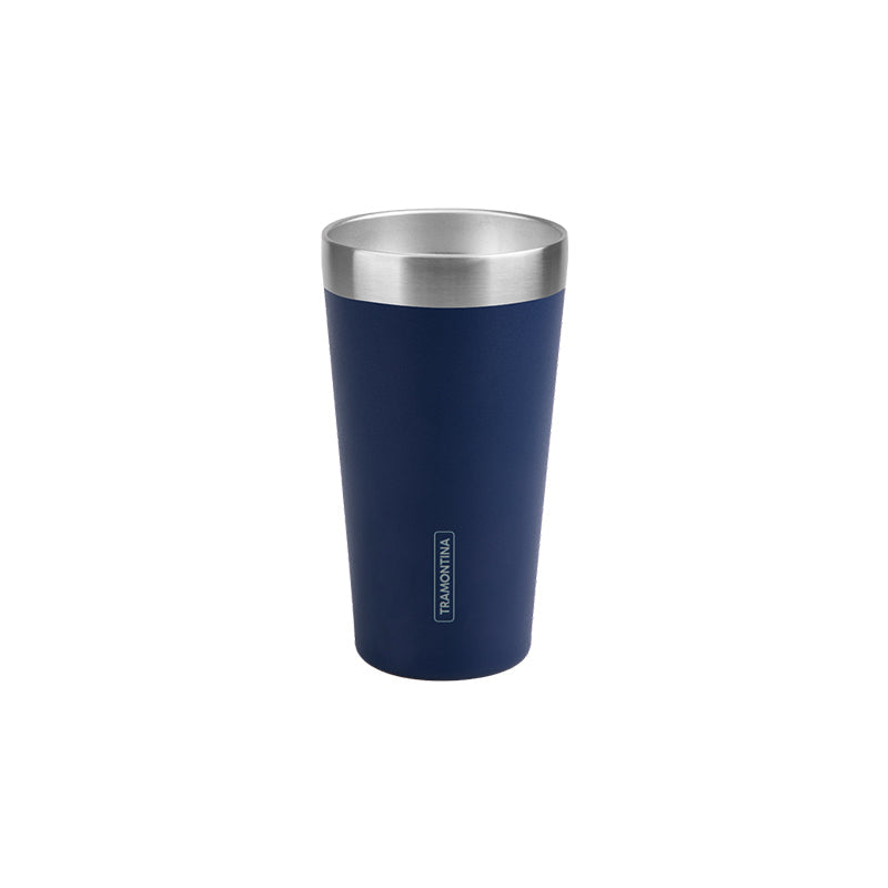 VASO TERMICO AZUL 420ML. "EXATA"