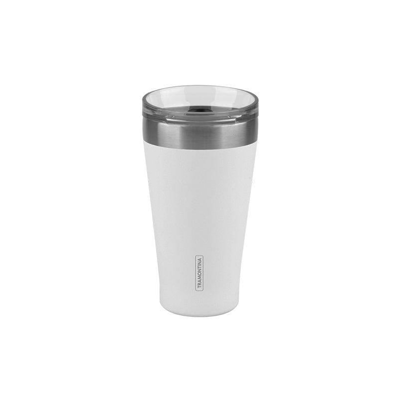 TF6713 VASO TERMICO BLANCO CON TAPA 550ML. "EXATA"
