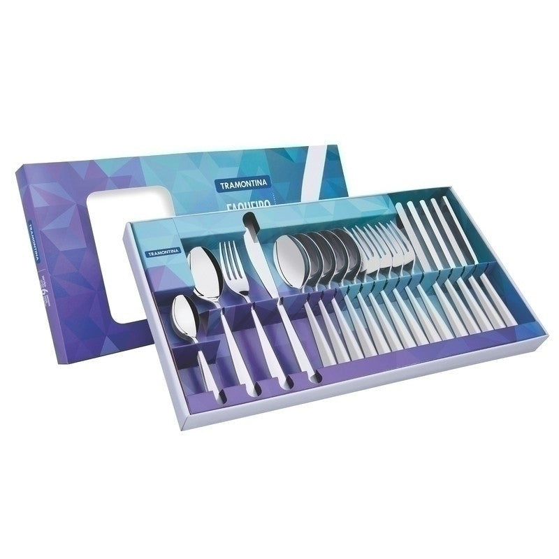 JUEGO CUBIERTOS PARA ASADO 24 PIEZAS "COSMOS"