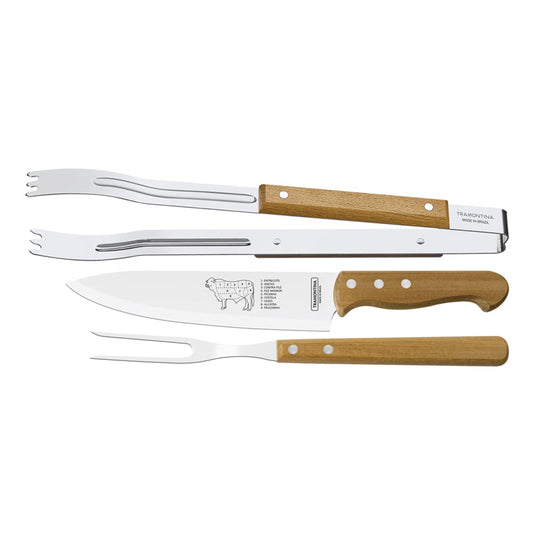 JUEGO PARA ASADO 3 PIEZAS "DYNAMIC"