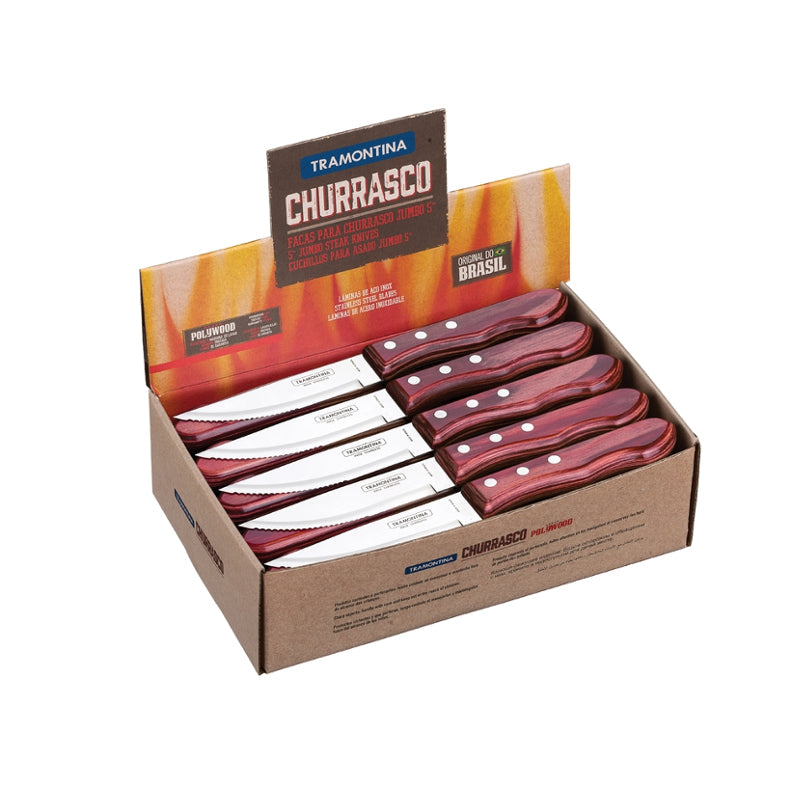 CUCHILLO JUMBO PARA ASADO X PIEZA "CHURRASCO"