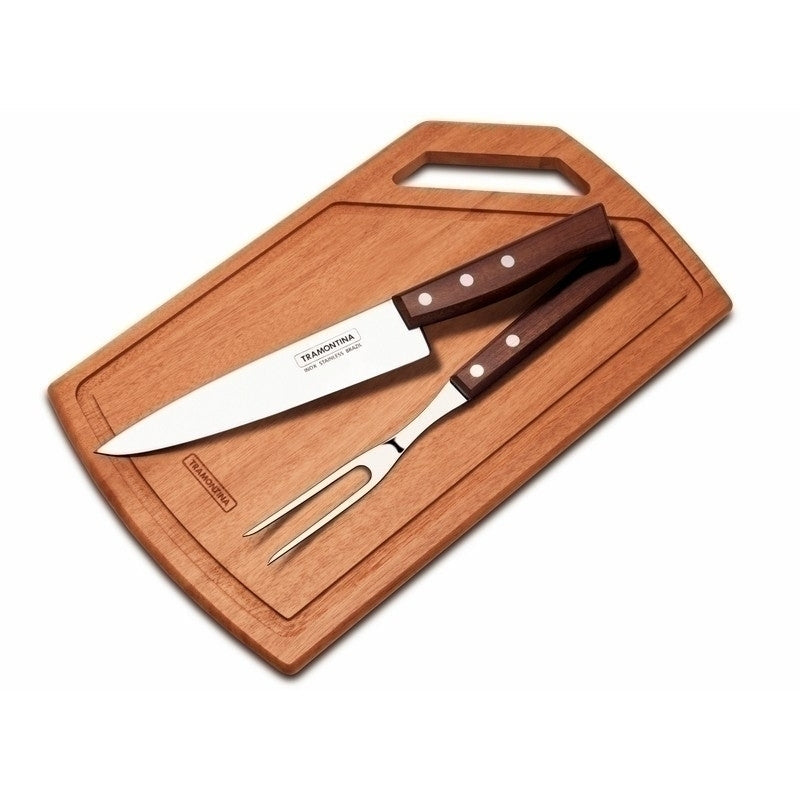 JUEGO PARA ASADO 3 PIEZAS "CHURRASCO"