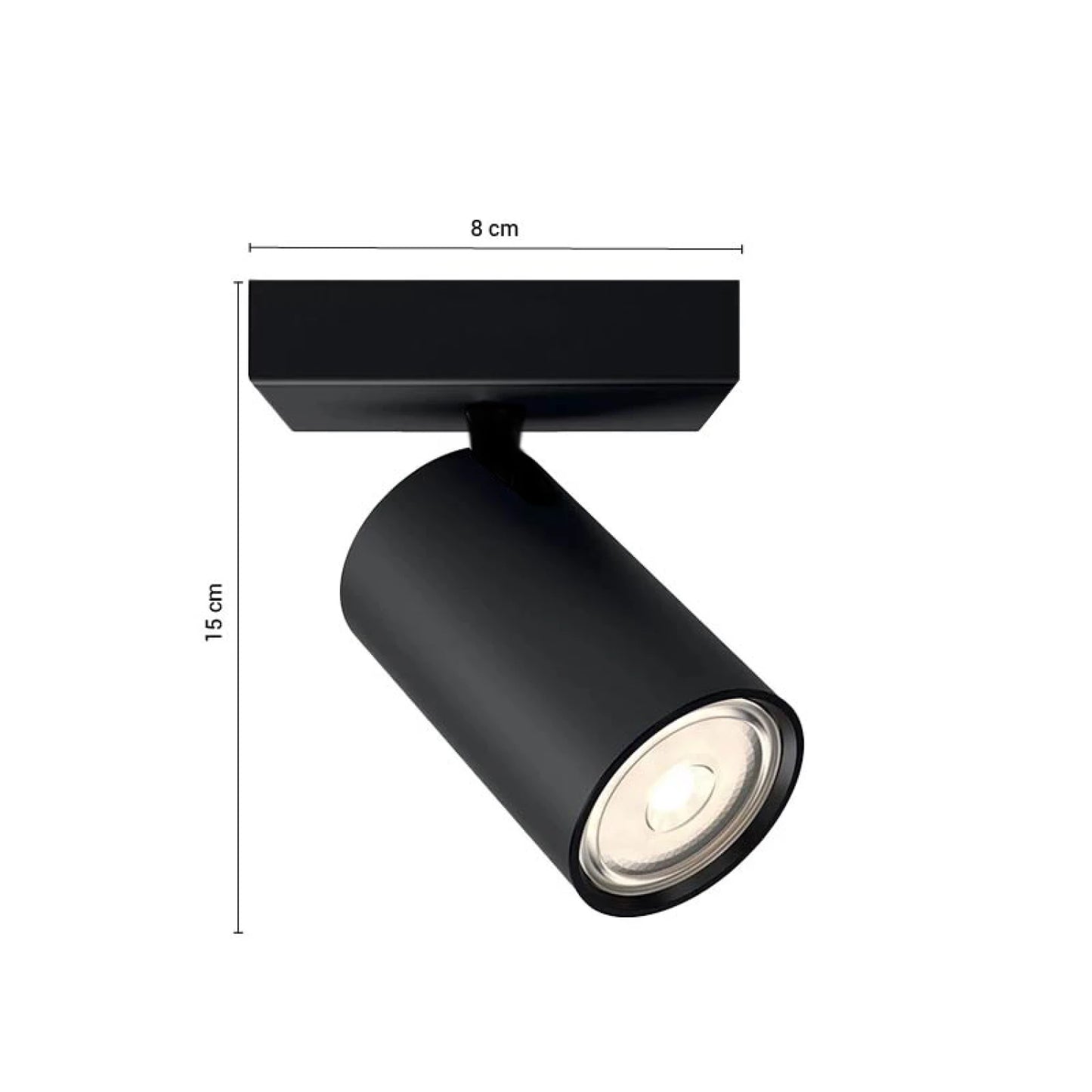 ARTEFACTO LETICIA ADOSAR ORIENTABLE - NEGRA